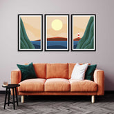 Ocean View 3 Piece Frame